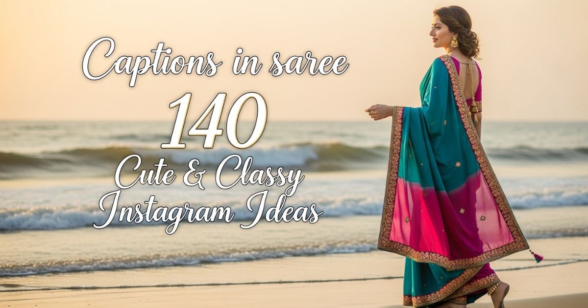 captions-in-saree-140-cute-and-classy-instagram-ideas
