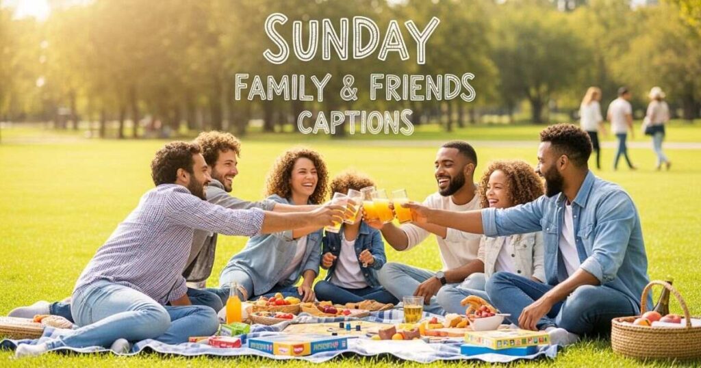 sunday-family-and-friends-captions