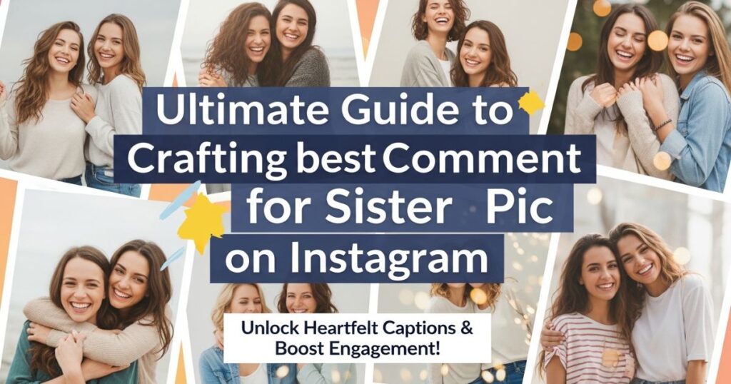 ultimate-guide-to-crafting-the-best-comment-for-sister-pic-on-instagram