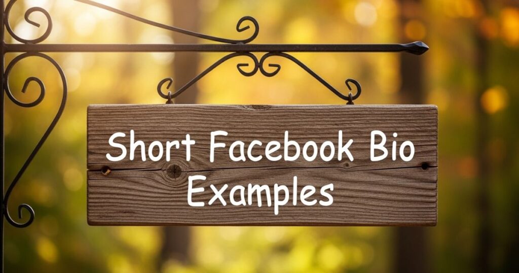short-facebook-bio-examples