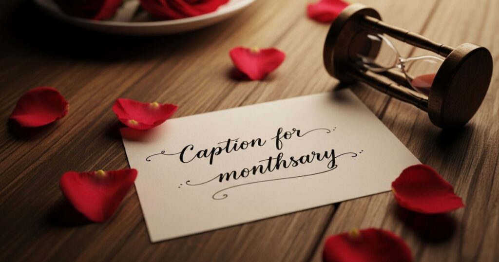 caption for monthsary
