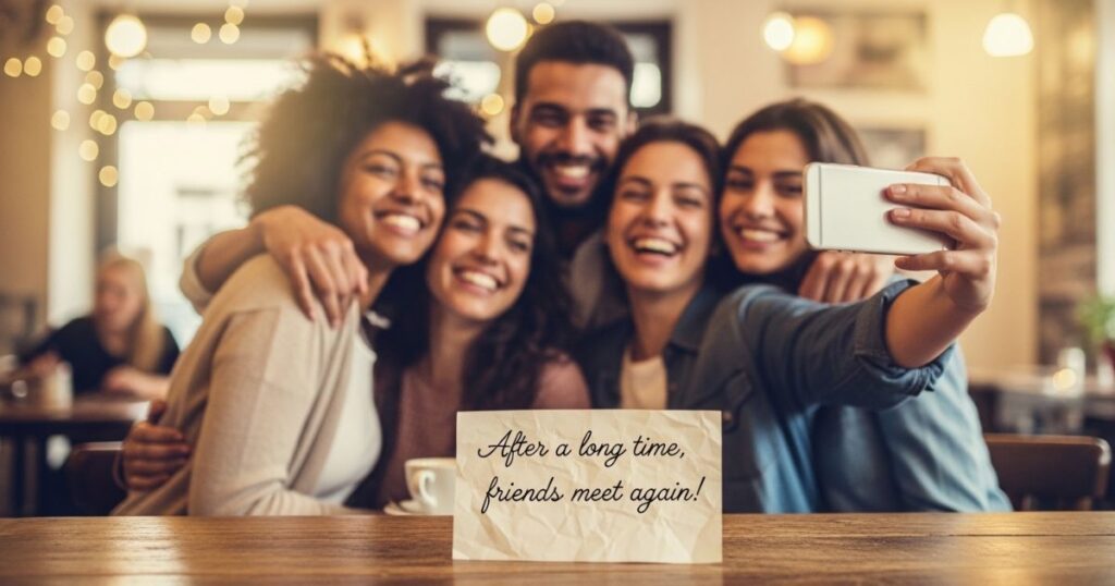 after-long-time-meet-friends-caption