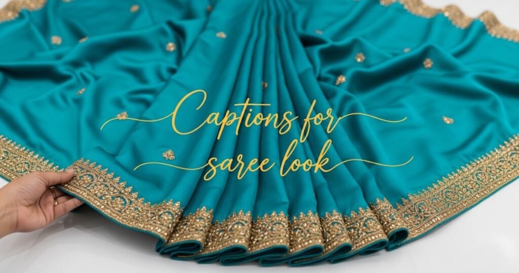 captions-for-saree-look