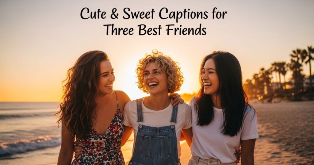 cute-and-sweet-captions-for-three-best-friends