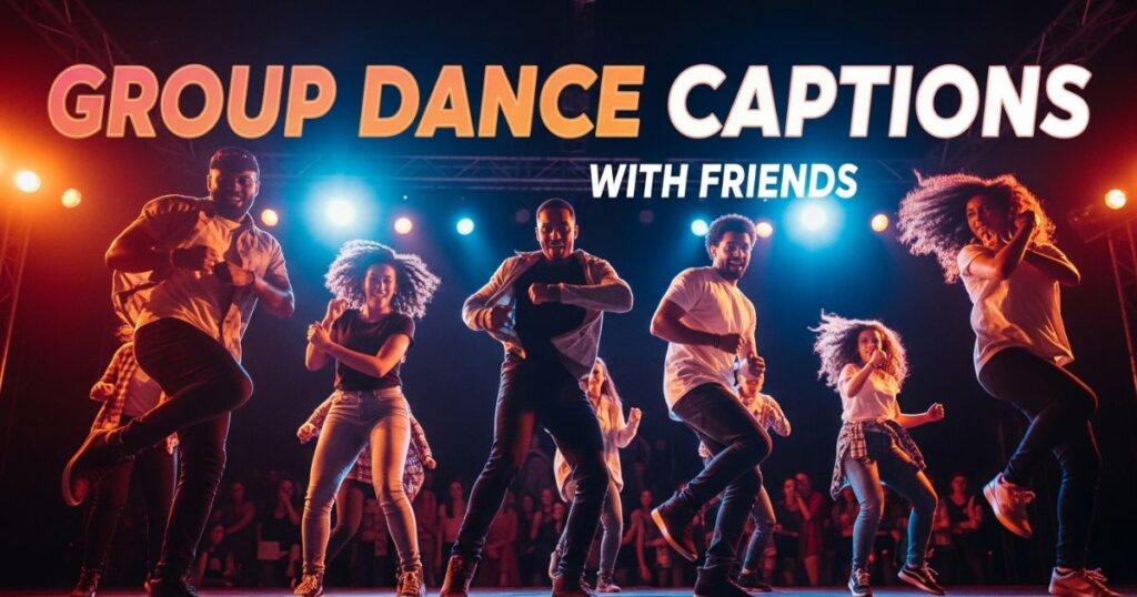group-dance-captions-with-friends