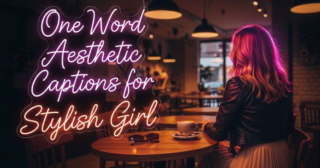 one-word-aesthetic-captions-for-stylish-girl