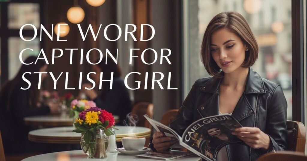 one-word-caption-for-stylish-girl