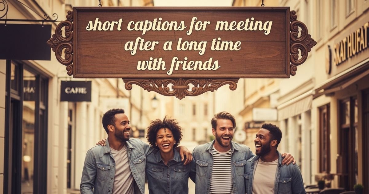 740+ Short Captions for Meeting After Long Time with Friends
