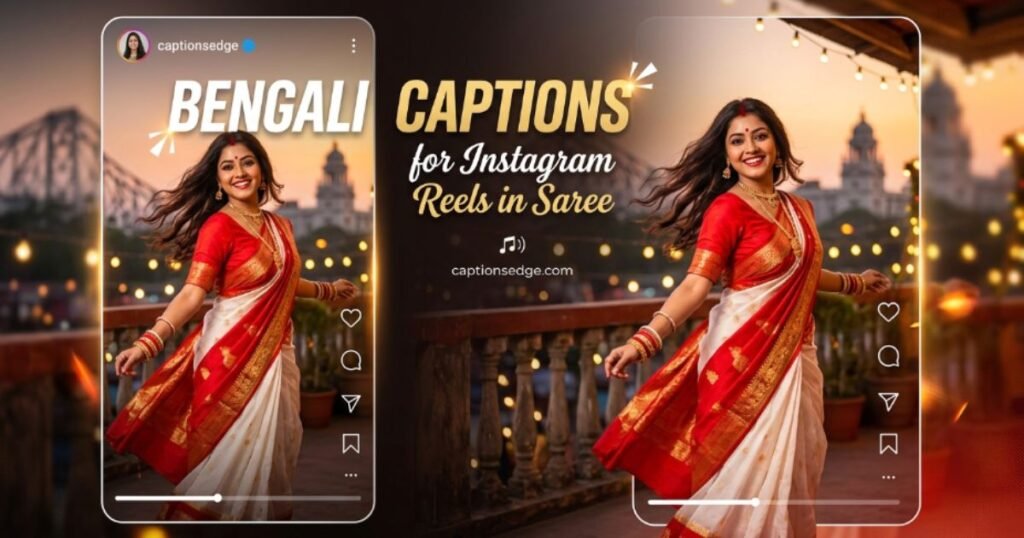 bengali-captions-for-instagram-reels-in-saree