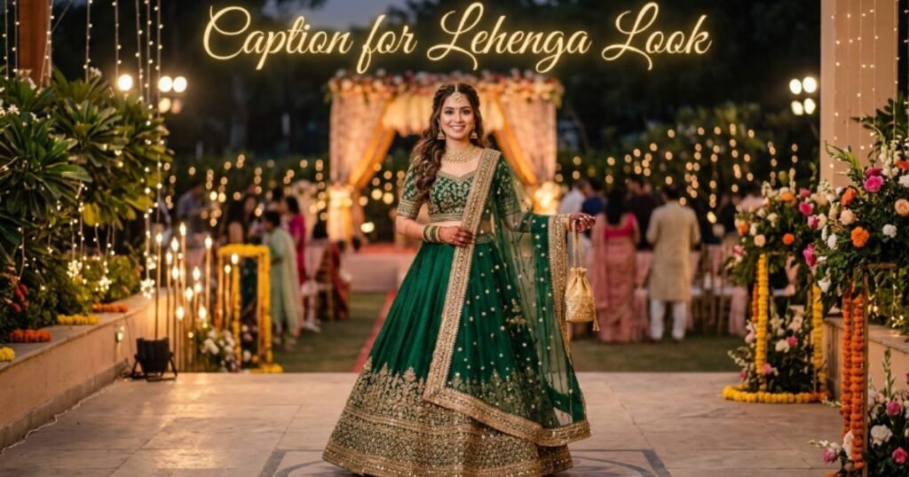 caption-for-lehenga-look