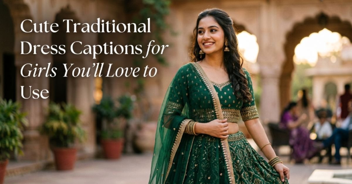 cute-traditional-dress-captions-for-girls-youll-love-to-use
