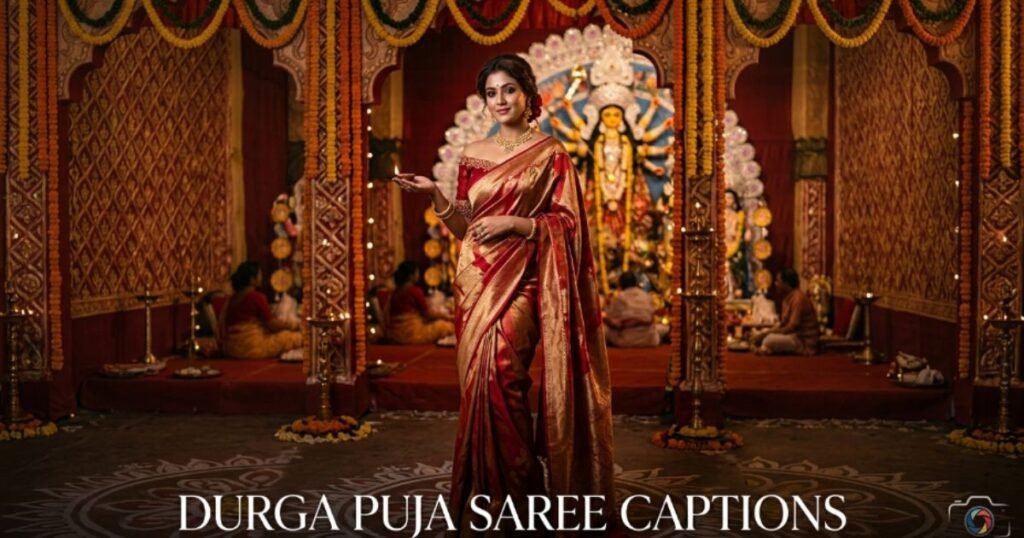 durga-puja-saree-captions
