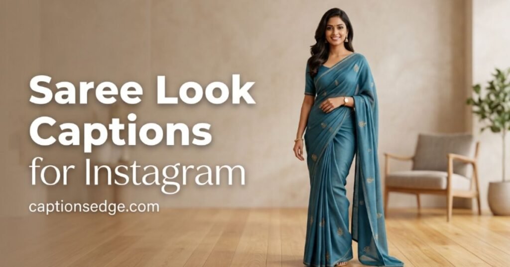 saree-look-captions-for-instagram