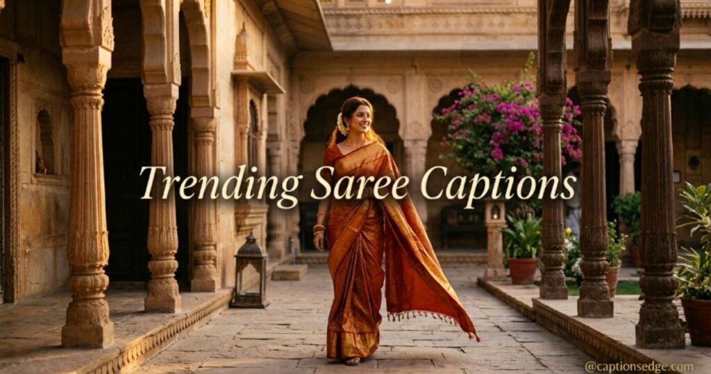 trending-saree-captions